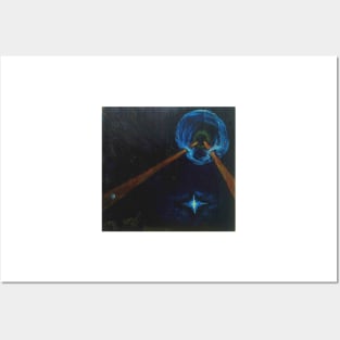 Oil Painting - Pulsar. 1991 Posters and Art